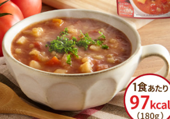 【しっかり満足スープ】のトマトスープ